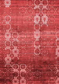 Abstract Red Modern Rug, abs512red