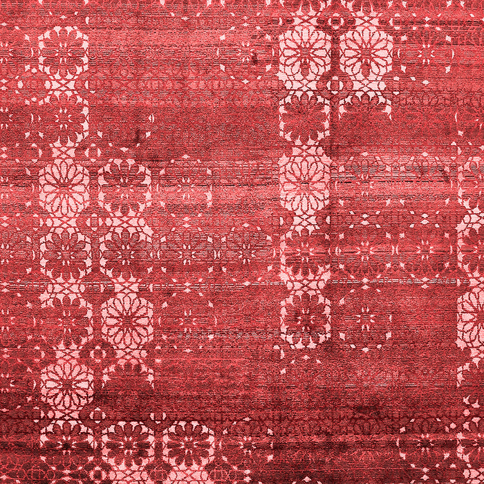 Abstract Red Modern Area Rugs