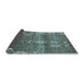 Sideview of Abstract Light Blue Modern Rug, abs512lblu