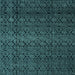 Square Abstract Light Blue Modern Rug, abs5130lblu