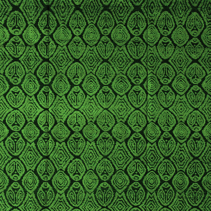 Machine Washable Abstract Green Modern Area Rugs, wshabs5130grn