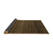 Sideview of Abstract Brown Modern Rug, abs5130brn