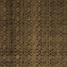 Square Abstract Brown Modern Rug, abs5130brn