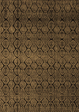 Abstract Brown Modern Rug, abs5130brn