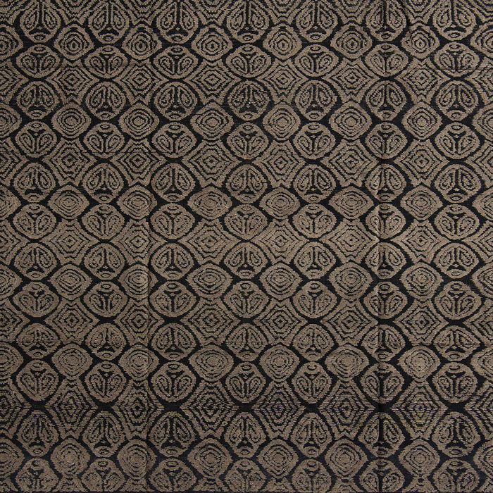Square Abstract Brown Modern Rug, abs5130