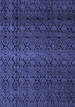 Abstract Blue Modern Rug, abs5130blu