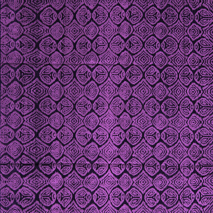 Square Machine Washable Abstract Purple Modern Area Rugs, wshabs5130pur