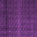 Square Machine Washable Abstract Purple Modern Area Rugs, wshabs5130pur