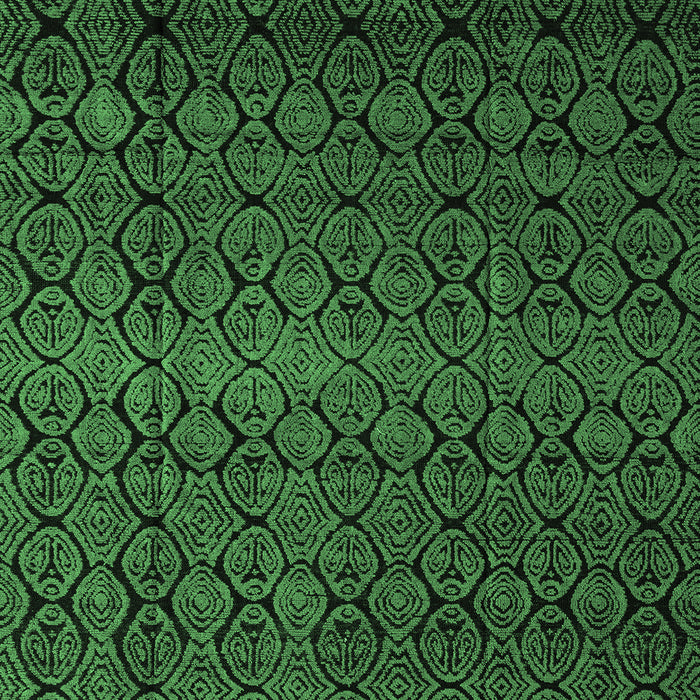 Machine Washable Abstract Emerald Green Modern Area Rugs, wshabs5130emgrn