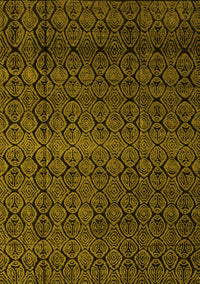 Abstract Yellow Modern Rug, abs5130yw