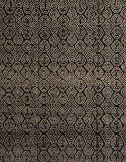 Machine Washable Abstract Brown Rug, wshabs5130
