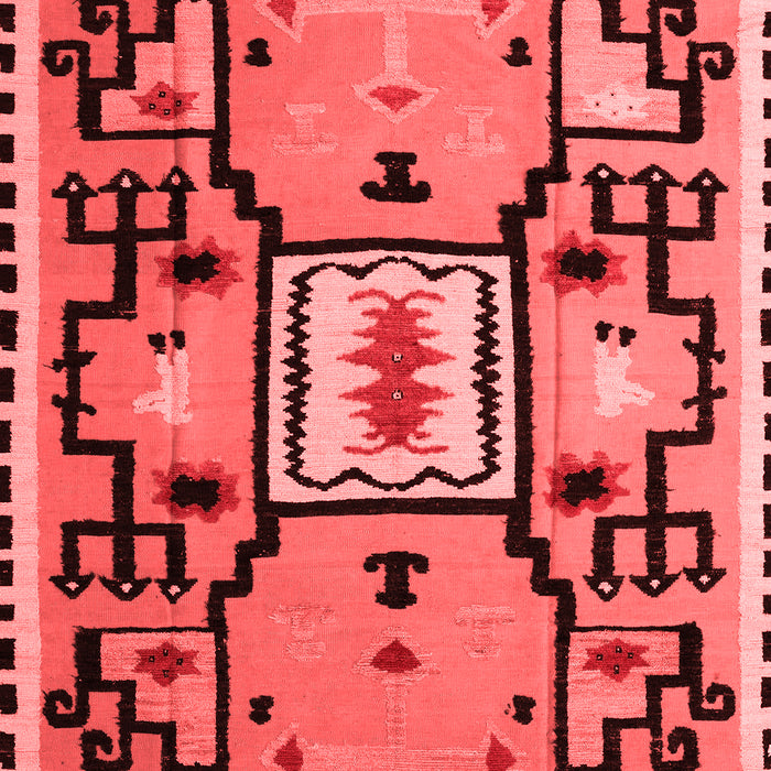 Abstract Red Modern Area Rugs