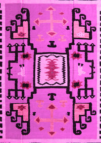 Abstract Pink Modern Rug, abs5131pnk