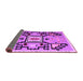 Sideview of Abstract Purple Modern Rug, abs5131pur