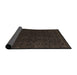 Sideview of Abstract Coffee Brown Modern Rug, abs5132