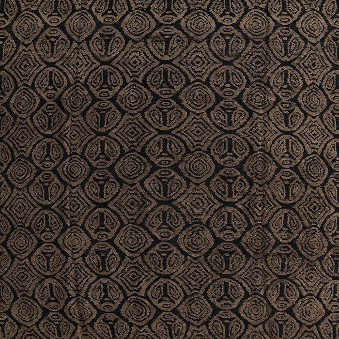 Square Machine Washable Abstract Coffee Brown Rug, wshabs5132