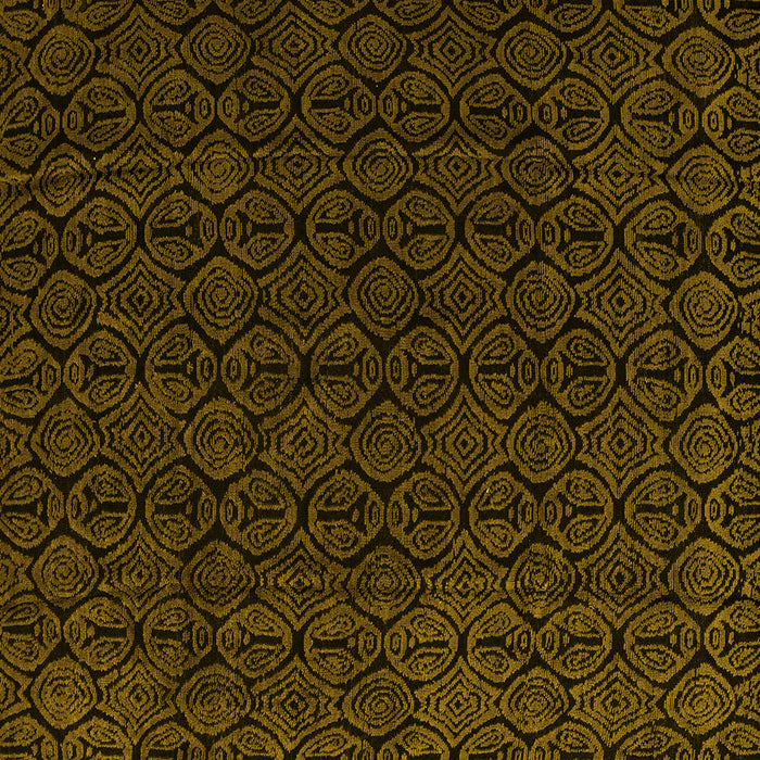 Square Abstract Yellow Modern Rug, abs5132yw