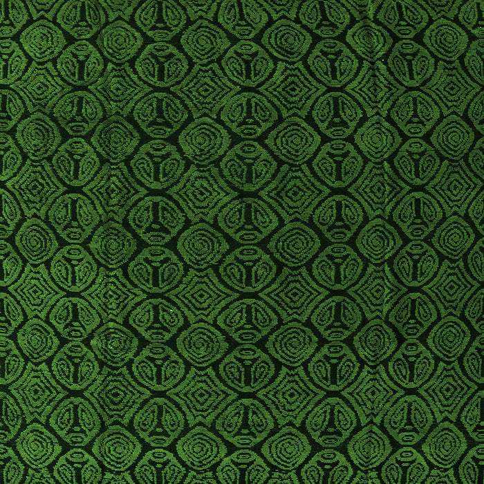 Square Machine Washable Abstract Green Modern Area Rugs, wshabs5132grn
