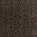 Square Abstract Coffee Brown Modern Rug, abs5132