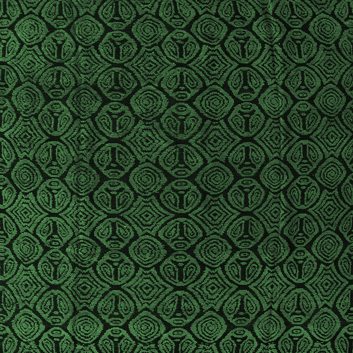 Square Abstract Emerald Green Modern Rug, abs5132emgrn