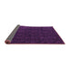 Sideview of Abstract Purple Modern Rug, abs5132pur