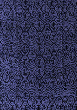 Abstract Blue Modern Rug, abs5132blu