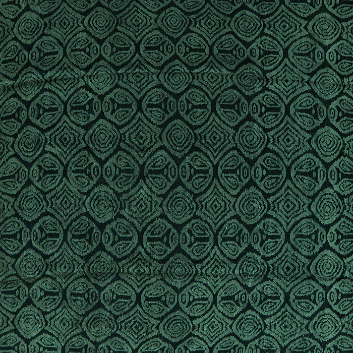 Square Abstract Turquoise Modern Rug, abs5132turq