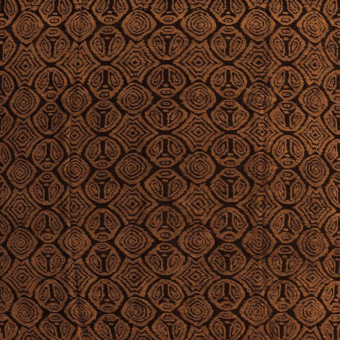 Square Machine Washable Abstract Orange Modern Area Rugs, wshabs5132org