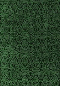 Abstract Emerald Green Modern Rug, abs5132emgrn