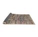 Sideview of Abstract Camel Brown Modern Rug, abs5133