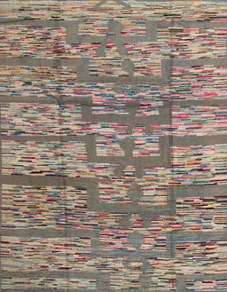 Abstract Camel Brown Modern Rug, abs5133