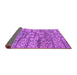 Sideview of Abstract Purple Modern Rug, abs5133pur