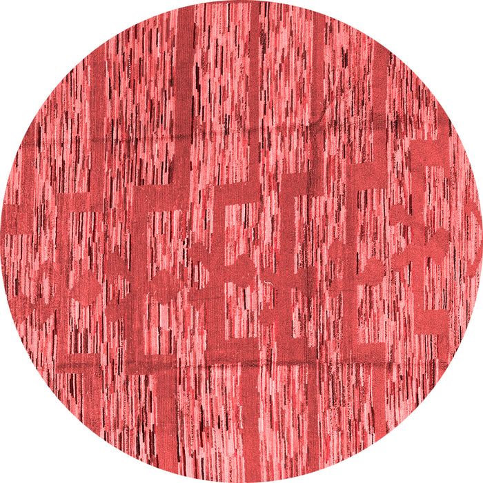 Machine Washable Abstract Red Modern Rug, wshabs5133red