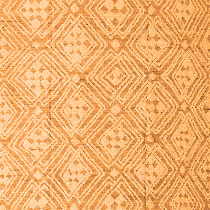 Machine Washable Abstract Orange Modern Area Rugs, wshabs5134org