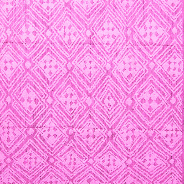 Square Machine Washable Abstract Pink Modern Rug, wshabs5134pnk