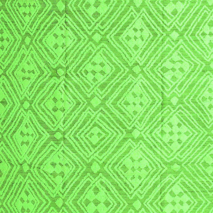 Machine Washable Abstract Green Modern Area Rugs, wshabs5134grn