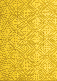 Abstract Yellow Modern Rug, abs5134yw