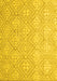 Abstract Yellow Modern Rug, abs5134yw