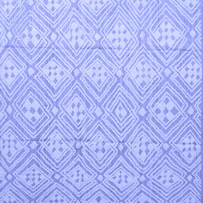 Square Abstract Blue Modern Rug, abs5134blu