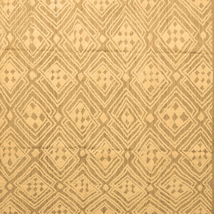 Square Machine Washable Abstract Brown Modern Rug, wshabs5134brn