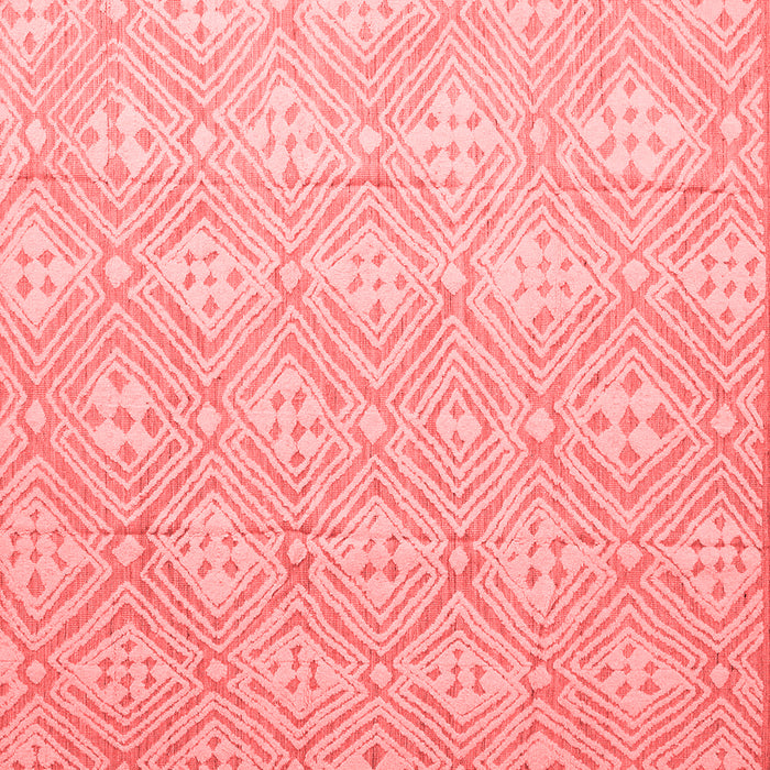 Machine Washable Abstract Red Modern Rug, wshabs5134red