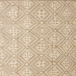 Square Machine Washable Abstract Light Copper Gold Rug, wshabs5134