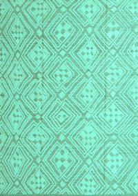 Abstract Turquoise Modern Rug, abs5134turq