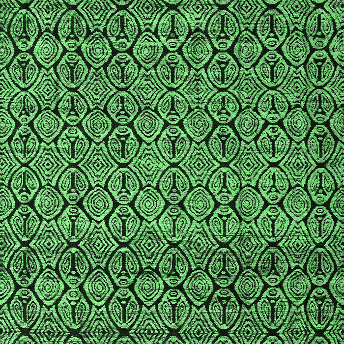 Machine Washable Abstract Emerald Green Modern Area Rugs, wshabs5135emgrn
