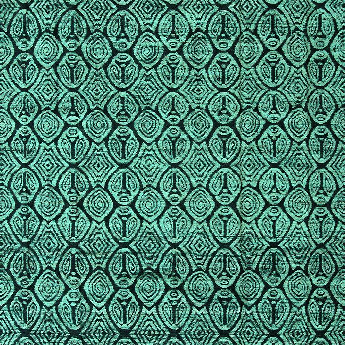 Machine Washable Abstract Turquoise Modern Area Rugs, wshabs5135turq