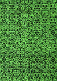 Abstract Green Modern Rug, abs5135grn