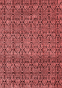 Abstract Red Modern Rug, abs5135red