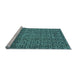 Sideview of Machine Washable Abstract Light Blue Modern Rug, wshabs5135lblu