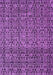 Machine Washable Abstract Purple Modern Area Rugs, wshabs5135pur