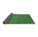 Sideview of Abstract Emerald Green Modern Rug, abs5135emgrn